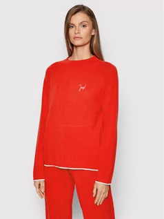 Piżamy damskie - JOOP! Bluzka 642062 Czerwony Regular Fit - grafika 1