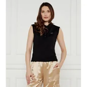 Koszulki i topy damskie - Guess Jeans Polo COLLAR | Slim Fit - miniaturka - grafika 1