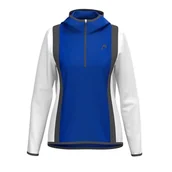 Bluzy damskie - HEAD Club 25 Tech damska bluza z kapturem, królewska biel - miniaturka - grafika 1