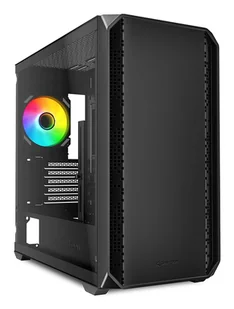 Sharkoon MK2 RGB Micro Tower Czarny - Obudowy komputerowe - miniaturka - grafika 1