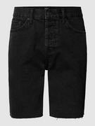 Spodenki męskie - Szorty jeansowe z bawełny - miniaturka - grafika 1