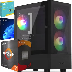 KOMPUTER GOTOWY DO PRACY RYZEN 7 5700G RX VEGA 8 32 RAM 1TB SSD WINDOWS 11 - Zestawy komputerowe - miniaturka - grafika 1