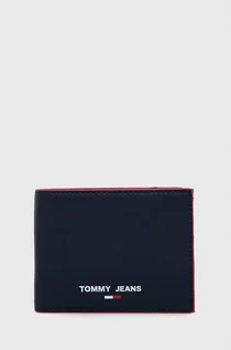 Portfele - Tommy Jeans Tommy Jeans portfel męski kolor granatowy - grafika 1