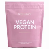 Odżywki białkowe - Natu Care Vegan Protein, białko, smak białej czekolady i maliny, 525 g - miniaturka - grafika 1