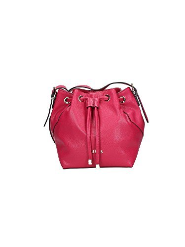 Guess Damskie torebki Isabeau Small Bucket, rozmiar uniwersalny, różowy - różowy – fuksja - jeden rozmiar