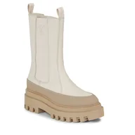 Botki damskie - Botki Calvin Klein Jeans Flatform Chelsea Boot Lth Wn YW0YW01111 Eggshell/Travertine 0F7 - miniaturka - grafika 1