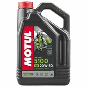 Oleje silnikowe - MOTUL 5100 4T Ester MA2 20w50 4L - półsyntetyczny olej motocyklowy - miniaturka - grafika 1