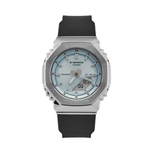 Zegarek Zegarek G-Shock Small Classic GM-S2110-2AER Srebrny - Zegarki damskie - miniaturka - grafika 1