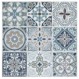 Płytka samoprzylepna marmur biało-złoty 3D-1211 30,5 x 30,5 cm 4 szt. - Panele ścienne i boazeria - miniaturka - grafika 1