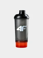 Shakery i bidony sportowe - 4F Shaker 500 ml + 150 ml - czarny Uniwersalny - miniaturka - grafika 1