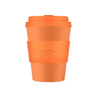 Kubki termiczne - Kubek na wynos Ecoffee Cup Solid Colours Alhambra 350ml - Pomarańczowy - miniaturka - grafika 1
