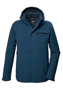 killtec Męska kurtka funkcyjna/kurtka outdoorowa z odpinanym kapturem KOW 5 MN JCKT, ciemnoniebieska, 3XL, 41844-000 - Kurtki męskie - miniaturka - grafika 1