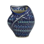 Wazony i flakony - Ceramiczny wazon muszla Ceramika Bolesławiec - miniaturka - grafika 1