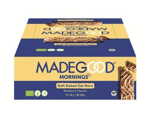 Madegood Batoniki owsiane soft z jagodami 5 x 30 g Bio - żywność - Chałwa - miniaturka - grafika 1