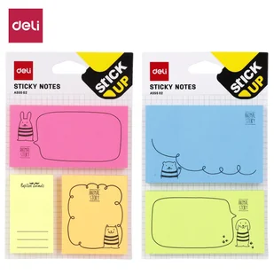 Notesy notes organizer samoprzylepny Deli zestaw 50 kartek - Gadżety  do biura - miniaturka - grafika 1