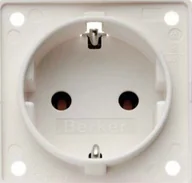 Gniazdka elektryczne - Hager Polo Integro Flow Gniazdo SCHUKO biały mat 947782502 947782502 - miniaturka - grafika 1