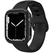 Akcesoria do smartwatchy - Spigen Etui ramka do smartwatcha Thin Fit do Apple Watch 7 41mm Black ACS04184 - miniaturka - grafika 1