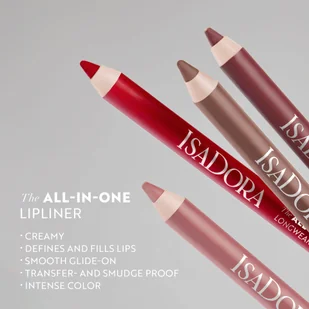 IsaDora All-in-One Lipliner 09 Mocha Mauve - Konturówki do ust - miniaturka - grafika 5