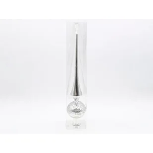 Czubek na choinkę plastikowy 35 cm srebrny - Ozdoby bożonarodzeniowe - miniaturka - grafika 1