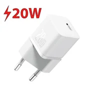 Ładowarki do telefonów - Baseus GaN5 mini 20W EU (white) - miniaturka - grafika 1