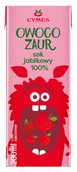 Soki i napoje niegazowane - CYMES Owocozaur Sok o smaku jabłkowym 200ml - miniaturka - grafika 1
