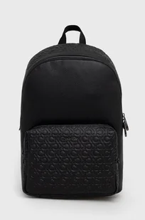 Calvin Klein plecak męski kolor czarny duży gładki - Plecaki - miniaturka - grafika 1