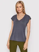 Koszulki i topy damskie - Vero Moda T-Shirt Filli 10247666 Szary Regular Fit - miniaturka - grafika 1