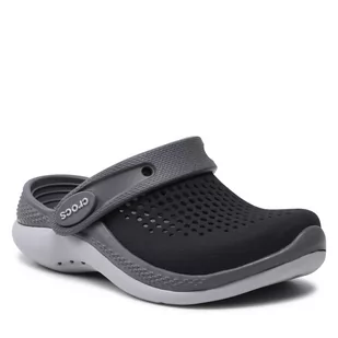 Crocs Klapki Literide 360 Clog T 206712 Black/Slate Grey - Klapki i japonki damskie - miniaturka - grafika 1