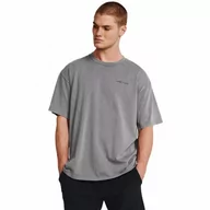 Koszulki sportowe męskie - Męski t-shirt z nadrukiem Under Armour UA HW M OS SS - szary - UNDER ARMOUR - miniaturka - grafika 1