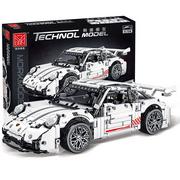 Klocki - Mork Klocki Technic Sportowe Porsche GT Auto (biały) - miniaturka - grafika 1