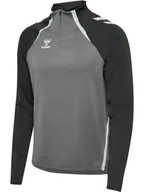 Bluzy męskie - HUMMEL Bluza sportowa przez głowę rozpinana hmlLEAD 2.0 HALF ZIP r. XXL - miniaturka - grafika 1