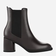 Botki damskie - Sztyblety damskie skórzane ECCO Sculpted LX 55 222703-01178 41 Brązowe (194891667210). Buty za kostkę damskie - miniaturka - grafika 1