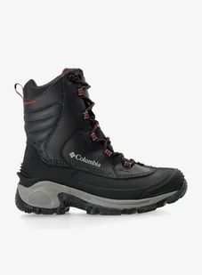Buty zimowe męskie Columbia Bugaboot III - black/bright red - Buty zimowe męskie - miniaturka - grafika 1