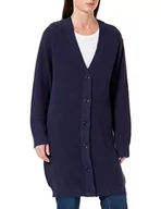 Swetry damskie - TILDEN Damski długi kardigan 39431307, granatowy, XS/S, morski, XS-S - miniaturka - grafika 1