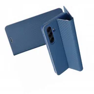 Etui i futerały do telefonów - Kabura LUNA Book Carbon do XIAOMI 14T niebieski - miniaturka - grafika 1