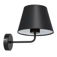 Lampy ścienne - Luminex Arden 3481 kinkiet lampa ścienna 1x60W E27 czarny/biały - miniaturka - grafika 1