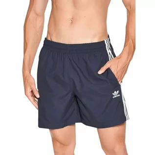 Spodenki męskie - Adidas Originals spodenki męskie 3 Stripes Swimshort HF2117 S - grafika 1