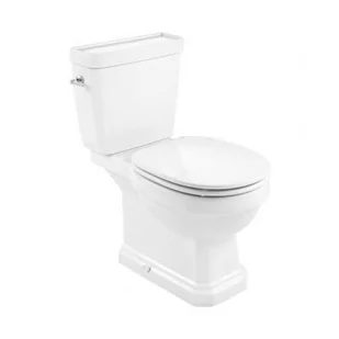 Roca Carmen miska WC kompaktowa stojąca Rimless Supraglaze biała A3420A7S00 - Kompakty WC - miniaturka - grafika 1