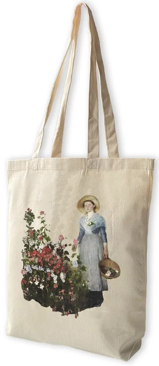 Torba bawełniana W oranżerii (W cieplarni) Olga Boznańska