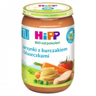 Dania dla dzieci - Hipp Danie BIO - jarzynki z kurczakiem i kluseczkami - bez soli, aromatów i zagęstników - miniaturka - grafika 1