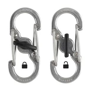 Nite Ize - Karabińczyk S-Biner MicroLock - 5 szt. - Stalowy - Czarny - LSBM-01-5R7 - Sprzęt wspinaczkowy - miniaturka - grafika 3