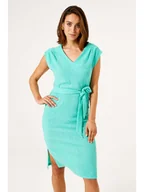 Sukienki - Garcia Sukienka w kolorze turkusowym - miniaturka - grafika 1
