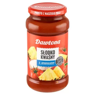 Dawtona Sos słodko kwaśny z ananasem 520 g - Majonezy i dressingi - miniaturka - grafika 1