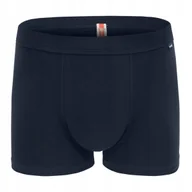Majtki męskie - Bokserki męskie bawełniane wygodne ROCKY granatowe XXL Pako Jeans - miniaturka - grafika 1