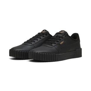 Damskie sneakersy Carina 3.0 PUMA Black Gold - Buty trekkingowe damskie - miniaturka - grafika 1