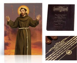 Ikona religijna Święty Józef z Kupertynu - Ikony i obrazy sakralne - miniaturka - grafika 1