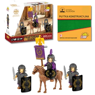 KLOCKI COBI 20072 FIGURKI RZYM Gwardia Pretoriańska HC IMPERIUM ROMANUM 47 El. + PŁYTKA - Klocki - miniaturka - grafika 1