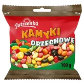 Cukierki - Jutrzenka Draże kamyki orzechowe 100 g - miniaturka - grafika 1