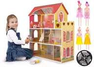 Figurki dla dzieci - Picollo Drewniany domek dla lalek PICOLLO EMILIA - miniaturka - grafika 1