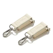 Torby i organizery dla mam - LA MILLOU Uchwyty do wózka ECRU - miniaturka - grafika 1